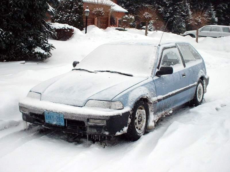 Winter day, changin the excels starter 003.jpg